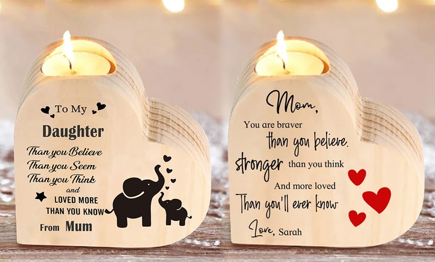 Image 4: Cherish Moments with One or Two Custom Candle Holders