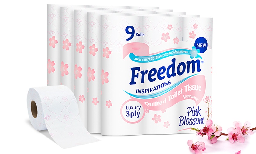 Image 1: Freedom Pink 3-Ply Toilet Paper