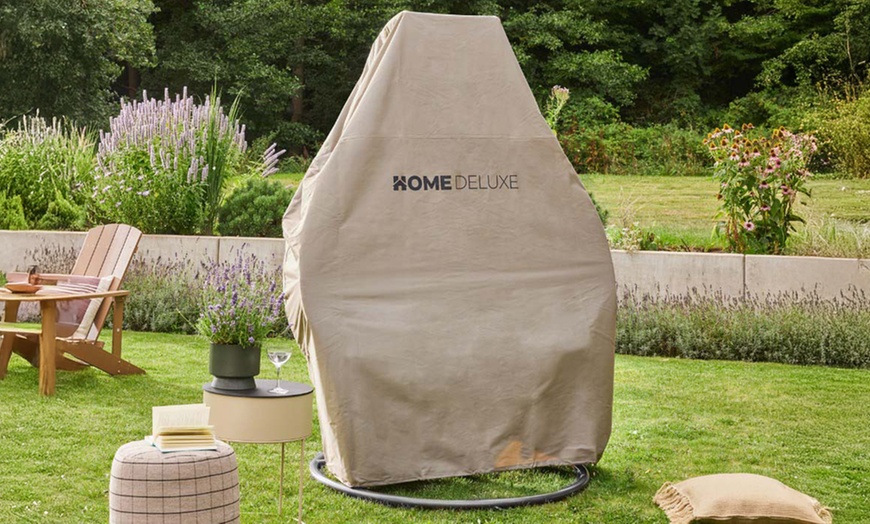 Image 4: Home Deluxe Polyrattan-Hängesessel TWIN