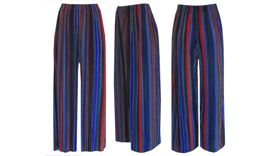 Image 6: Women's Striped Palazzo Trousers