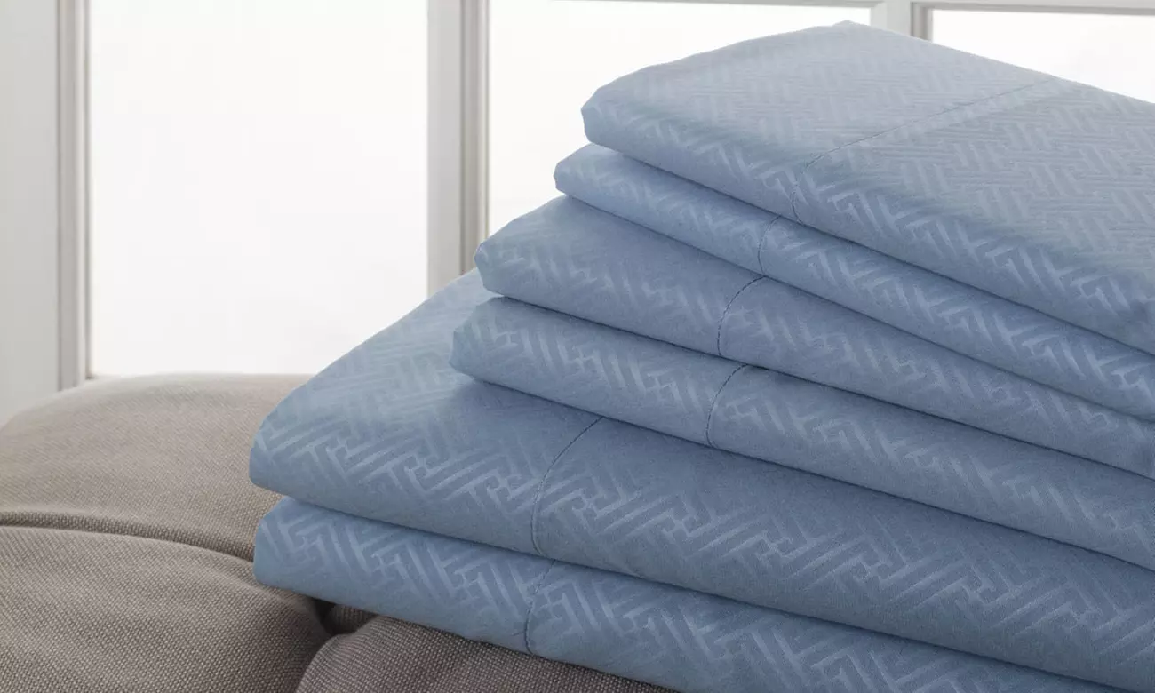Hotel Home Collection Embossed Sheet Set (6-Piece) - Primary Image