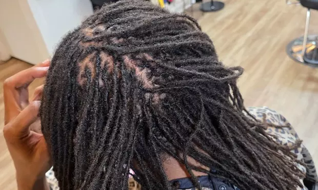 Shampoo & Loc Retwist or 2-Strand Microloc Establishment (Up to 6")