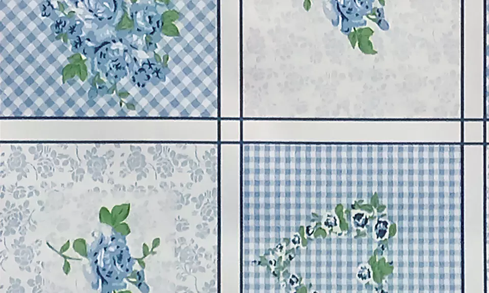 Nappe en toile cirée PVC résistante aux taches