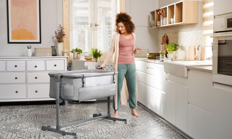 Culla 3 in 1 Neste Up Kinderkraft con 5 livelli di altezza, disponibile in 3 colori