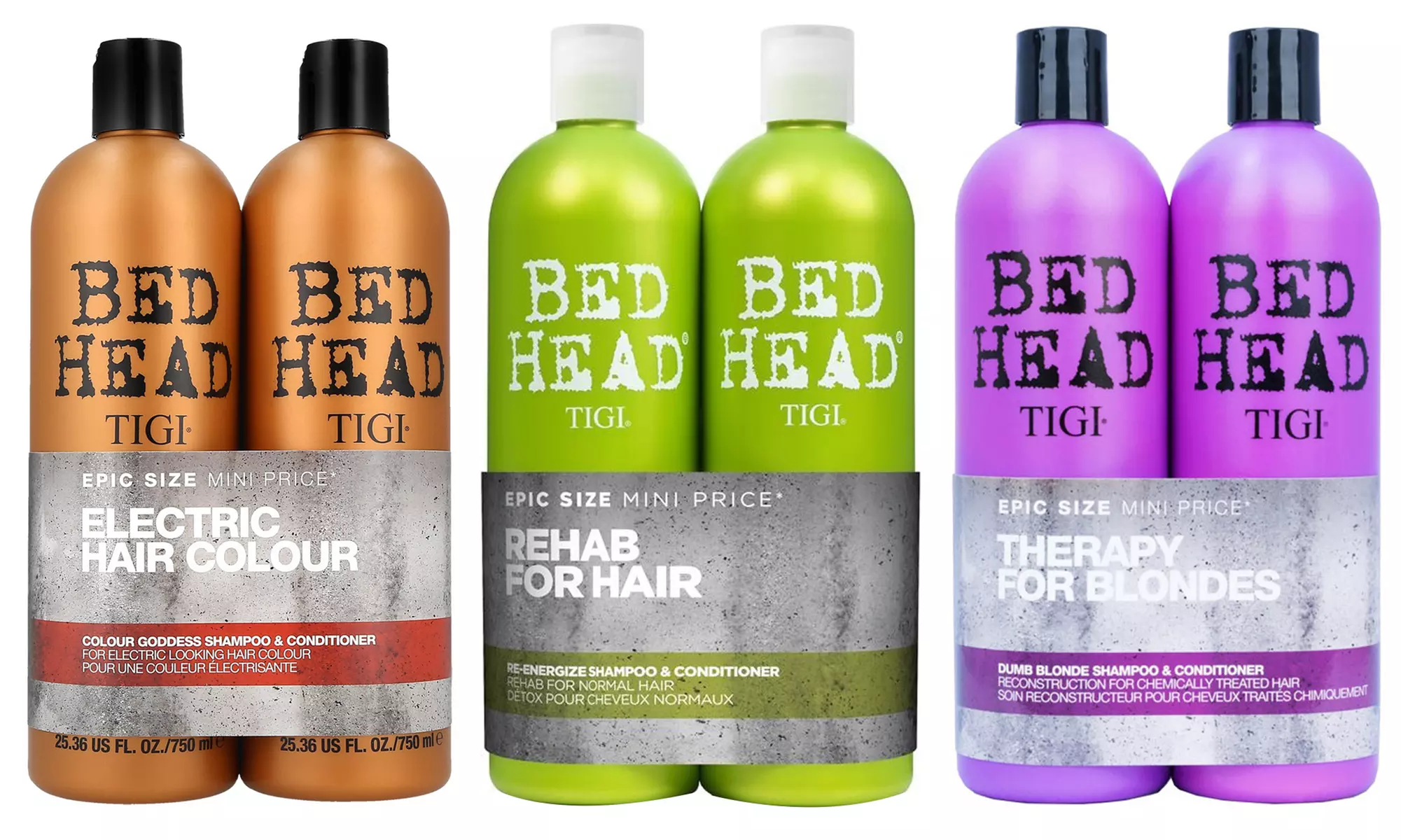 TIGI Tween Duo Shampoo, 750 ml und Conditioner, 750 ml - Primary Image