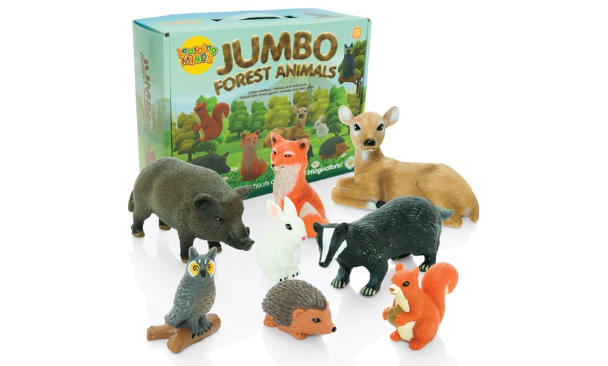 Image 6: Learning Minds Set of Eight Forest Animal Figures