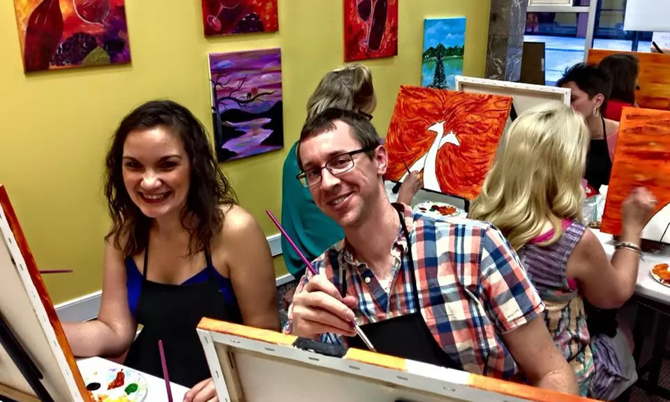 BYOB Painting Class for One at Cheers N Paint (Up to 38% Off)  - Primary Image