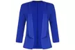 Veste blazer extensible ouverte sur le devant avec manches 3/4 relevées - Image 6