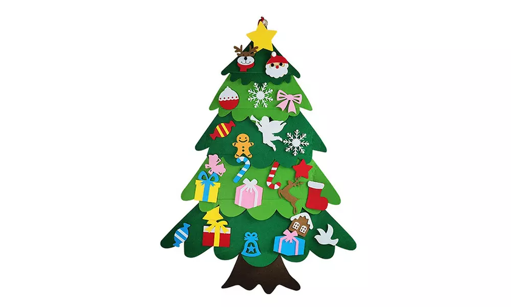 Sapin de Noël mural à faire soi-même