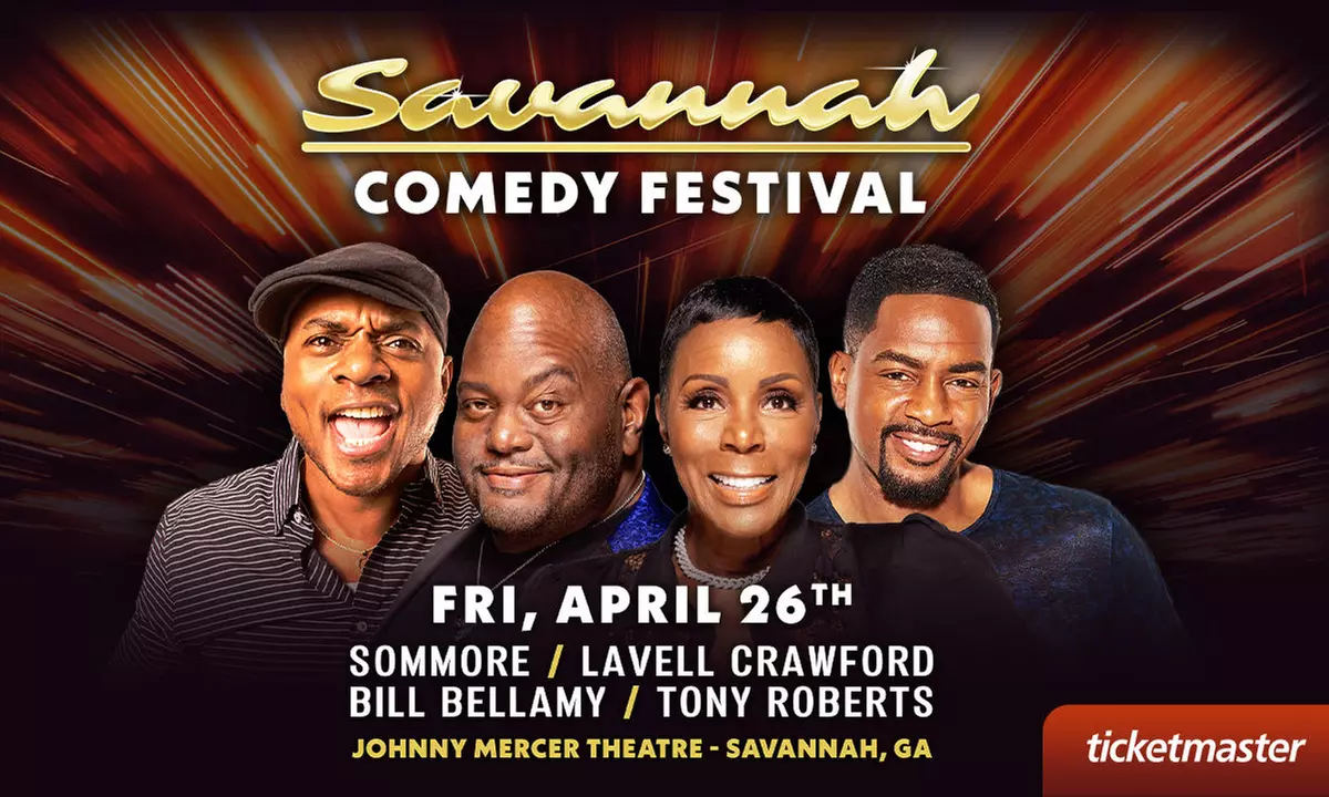 Savannah Comedy Festival featuring Sommore, Lavell Crawford, Bill Bellamy and Tony Roberts on April 26 at 8 p.m. - Primary Image