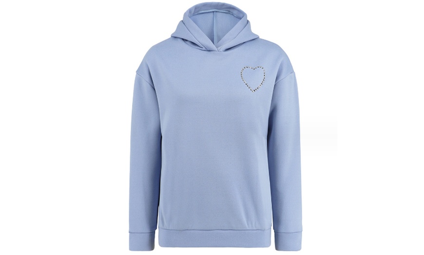 Image 3: Women's Hoodie with Cut-Out Heart