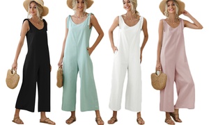 Women's Baggy Long Jumpsuit