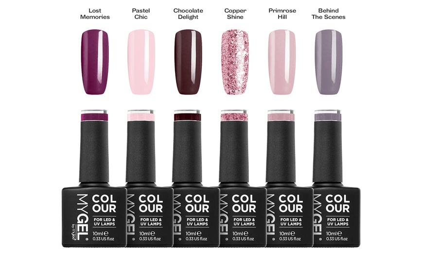 Mylee MYGEL Runway Collection of Six Nail Polishes 10ml | Groupon