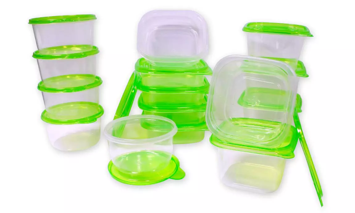 Stackable Plastic Food Storage Set (30-Piece) - Second Medium