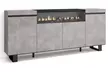 Sideboard mit LED-Elektrokamin in der Farbe nach Wahl - Second Medium