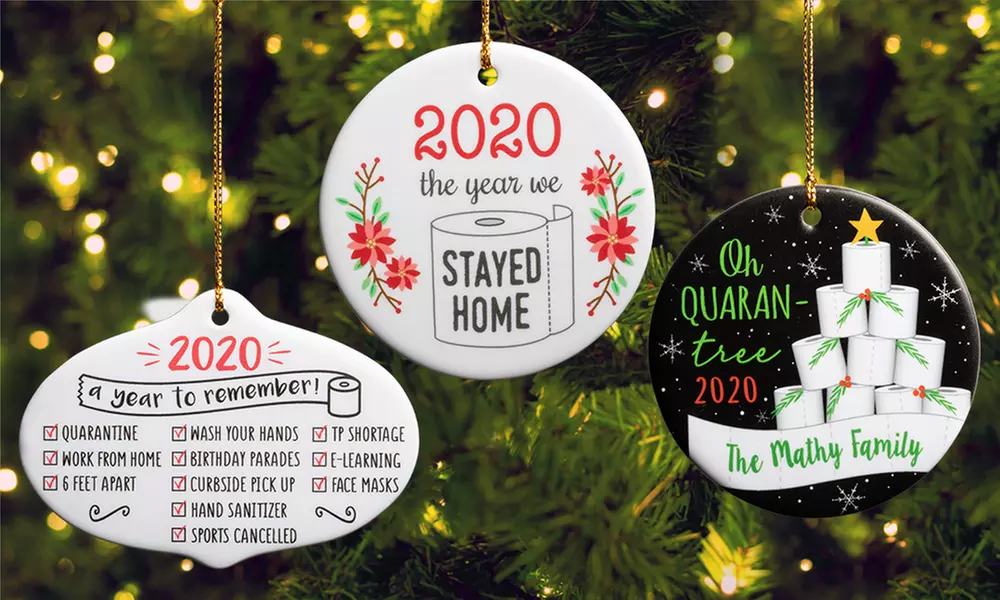 One, Two, or Three Customized Christmas Tree Ornaments from Personalized Planet (Up to 67% Off). Three Options. - Image 2