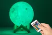 Globrite 3D-LED-Lampe in Mondform in der Größe und im Modell nach Wahl, optional mit Farbwechsel - Second Medium