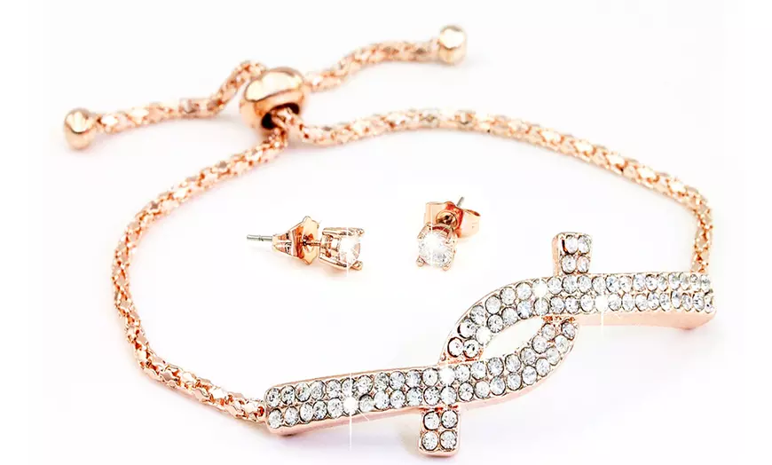 Image 13: Set de joyería hecha con cristales de Swarovski®