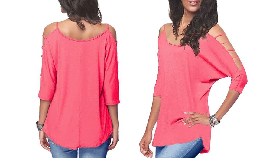 Image 4: Leo Rosi Kylie Women's Top. Plus Sizes Available. 
