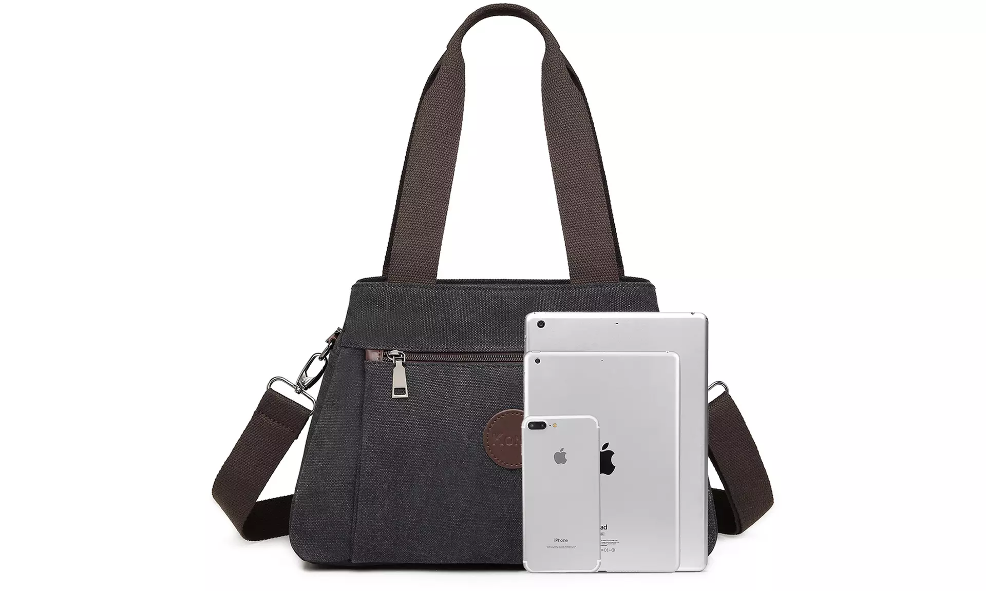 Kono Canvas Multi-Functional Crossbody Bag Shoulder Bag Hand Bag