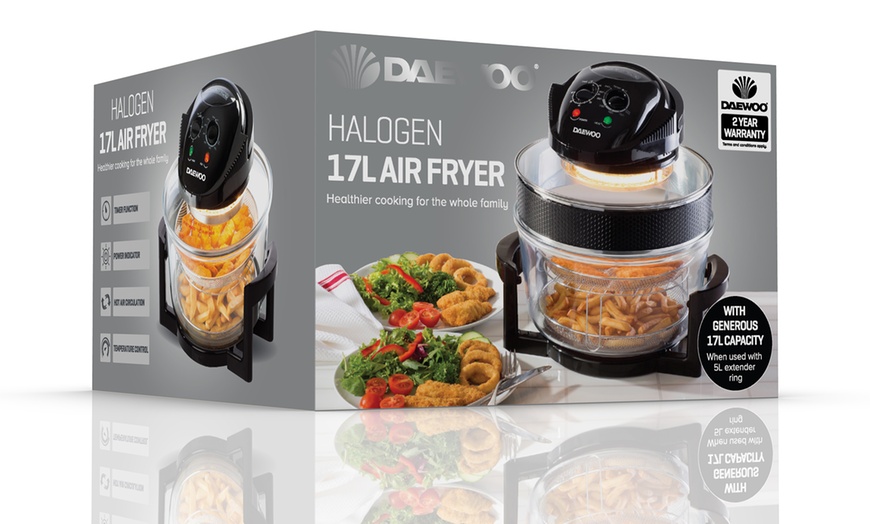 Image 7: Daewoo 17L Halogen Air Fryer