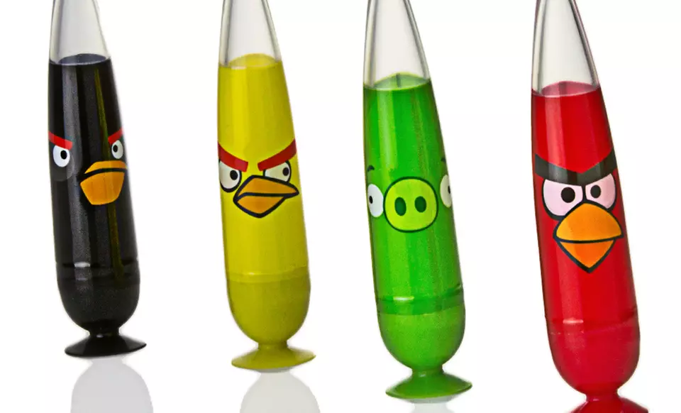 $16 for a Four-Pack of Angry Birds Flashing Toothbrushes ($43.80 List Price). Free Shipping and Free Returns. - Second Medium