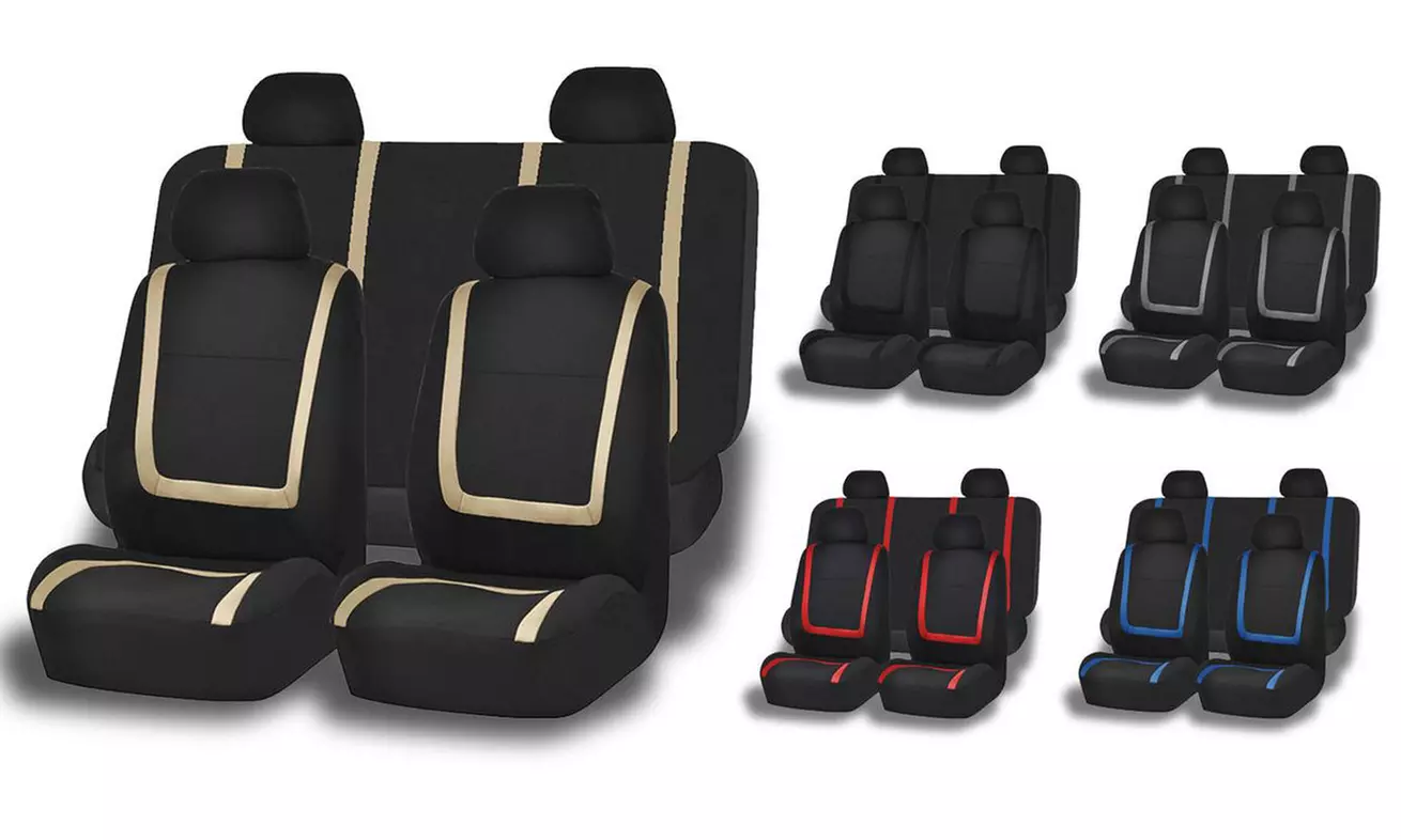 Cloth Car Seat Cover Set (3-Piece) - Primary Image