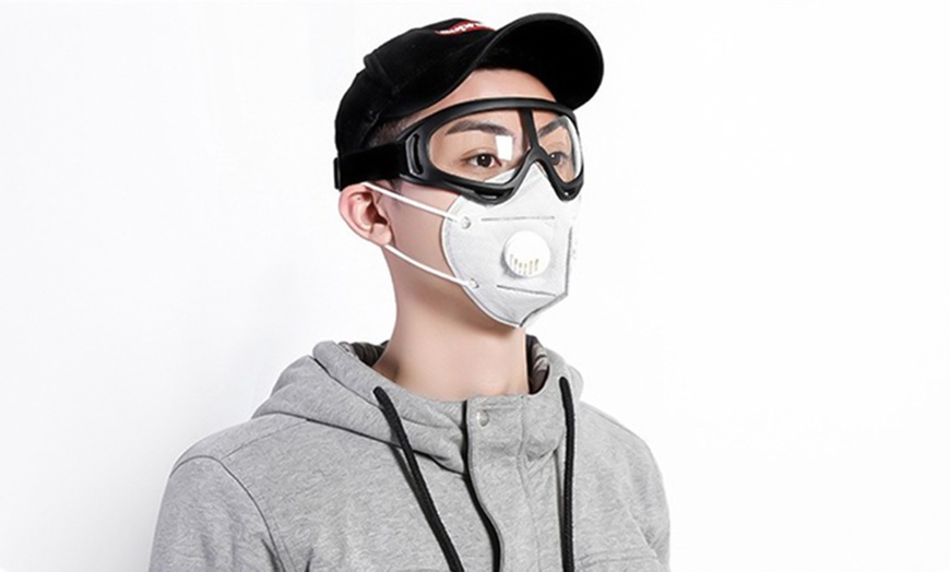 Image 15: Disposable Face Mask and Goggles