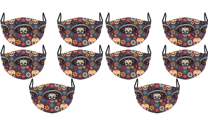 Image 9: Halloween-Mundschutzmaske