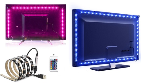 1 o 2 strisce luminose Led per la TV disponibili in 2 lunghezze