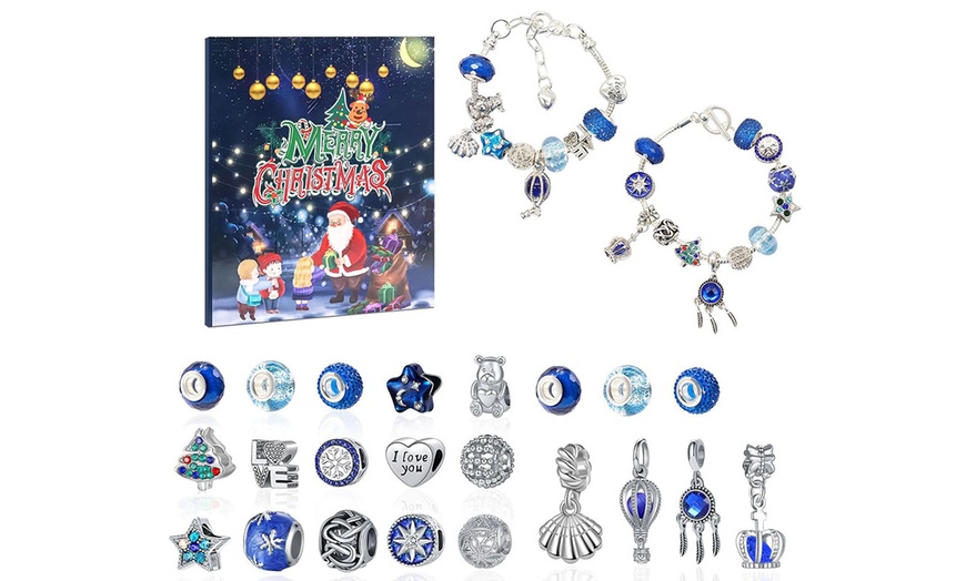 Image 2: Christmas Advent Calendar DIY Bracelet Charms