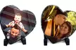 DecoMatters Offers Unique Personalised Photo Slate - Square or Heart Shaped Buy One or Two (Up to 64% Off) - Second Medium