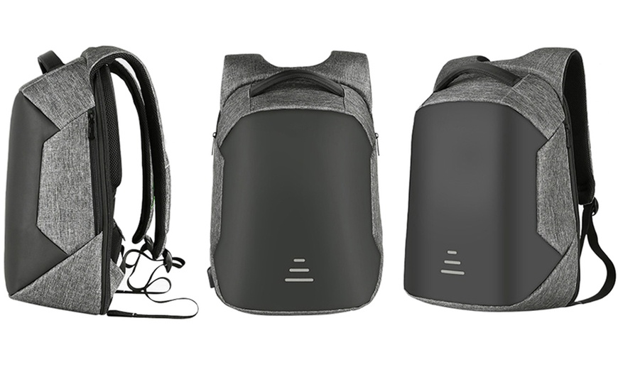 Image 10: One or Two Anti-Theft Backpacks with Optional Cable