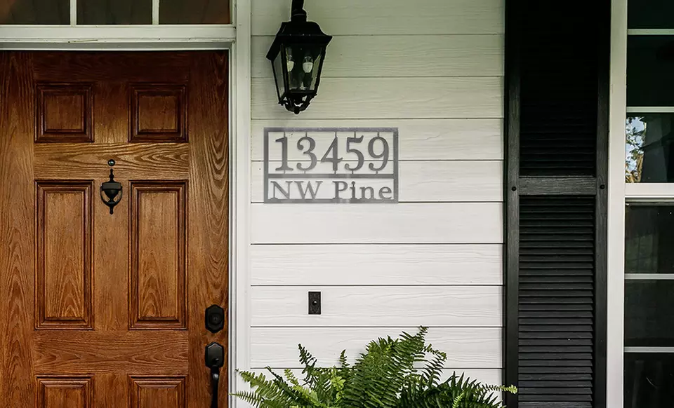 Personalized Metal Home Address Plaques for Every Occasion