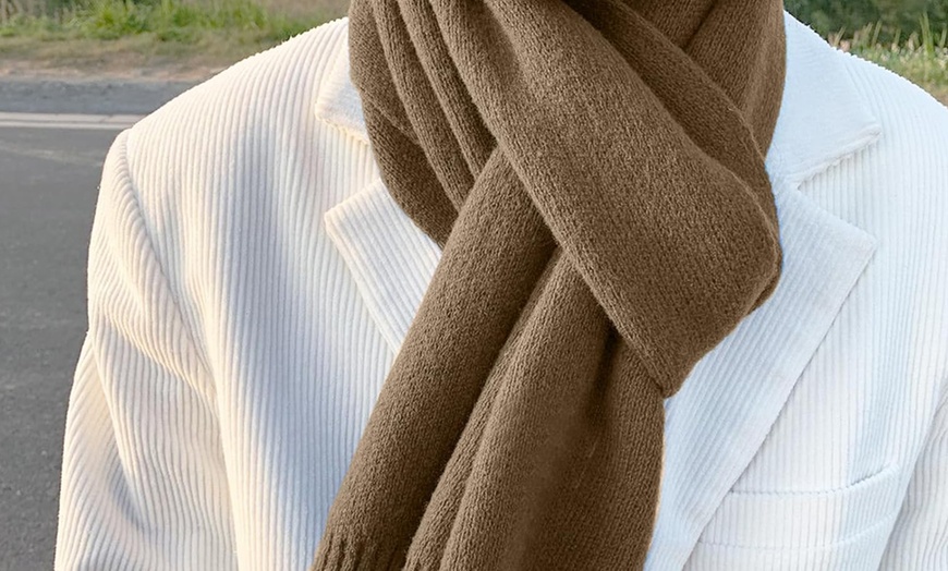 Image 2: Écharpe 100 % en laine premium australienne