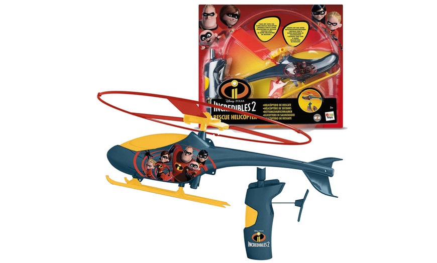 Image 1: One or Two IMC Toys Incredibles Rescue Helicopters