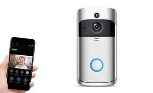 Wi-Fi Video Smart Doorbell with Batteries and Optional Chime