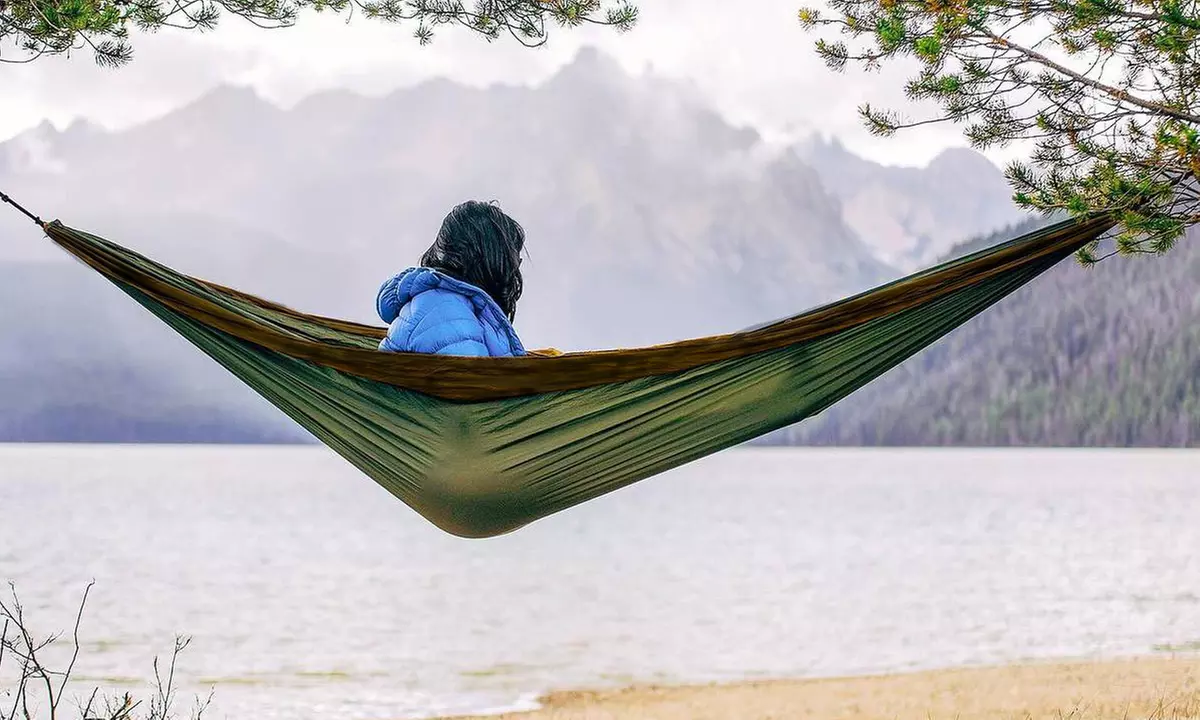 Grüne Hängematte 300 cm x 200 cm - Primary Image