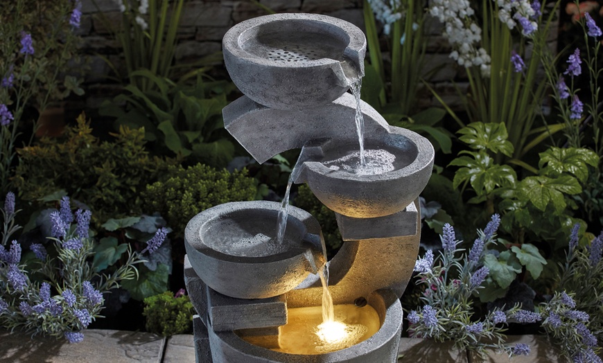 Image 5: Serenity Table Top Cascading Water Feature