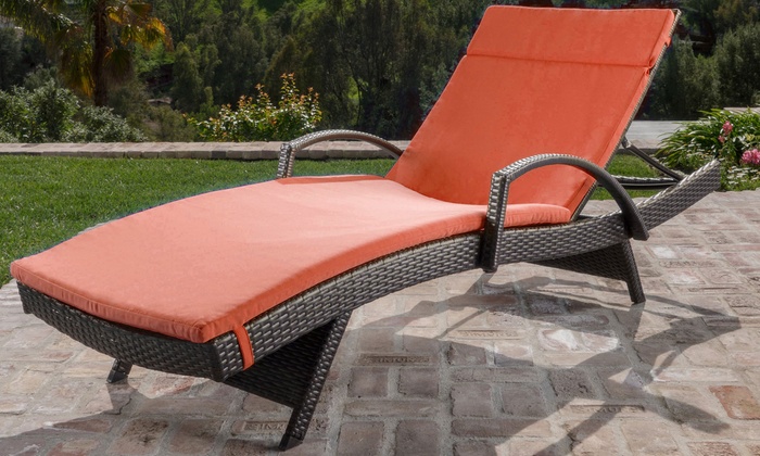 Outdoor Waterproof Lounge Cushion (1- or 2-Pack) | Groupon