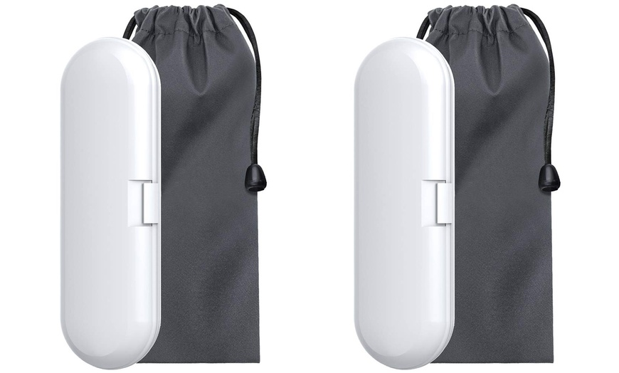 Image 4: Electric Toothbrush Case with Bag Compatible with Oral-B