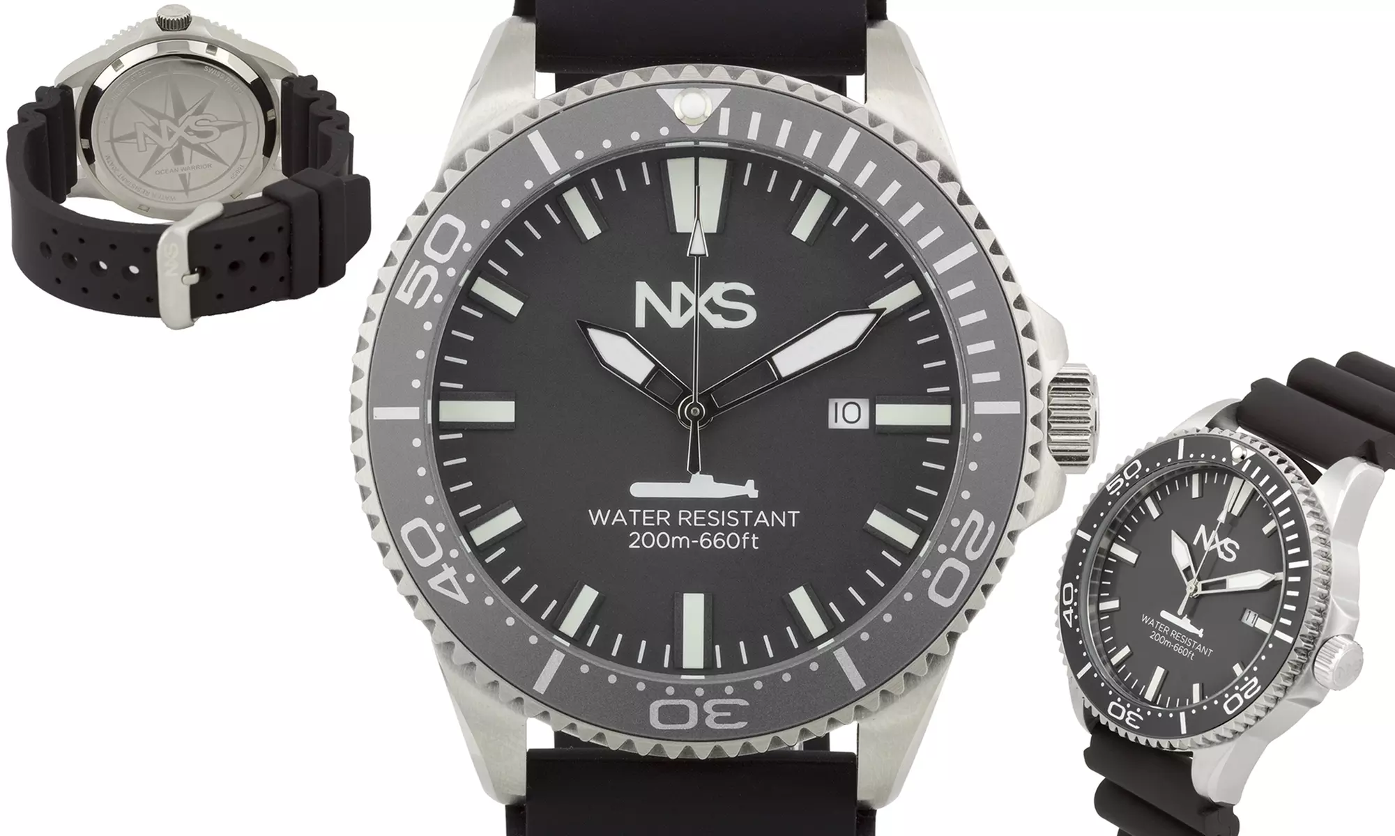 NXS Ocean Warrior Men's Diver Watch - Second Medium