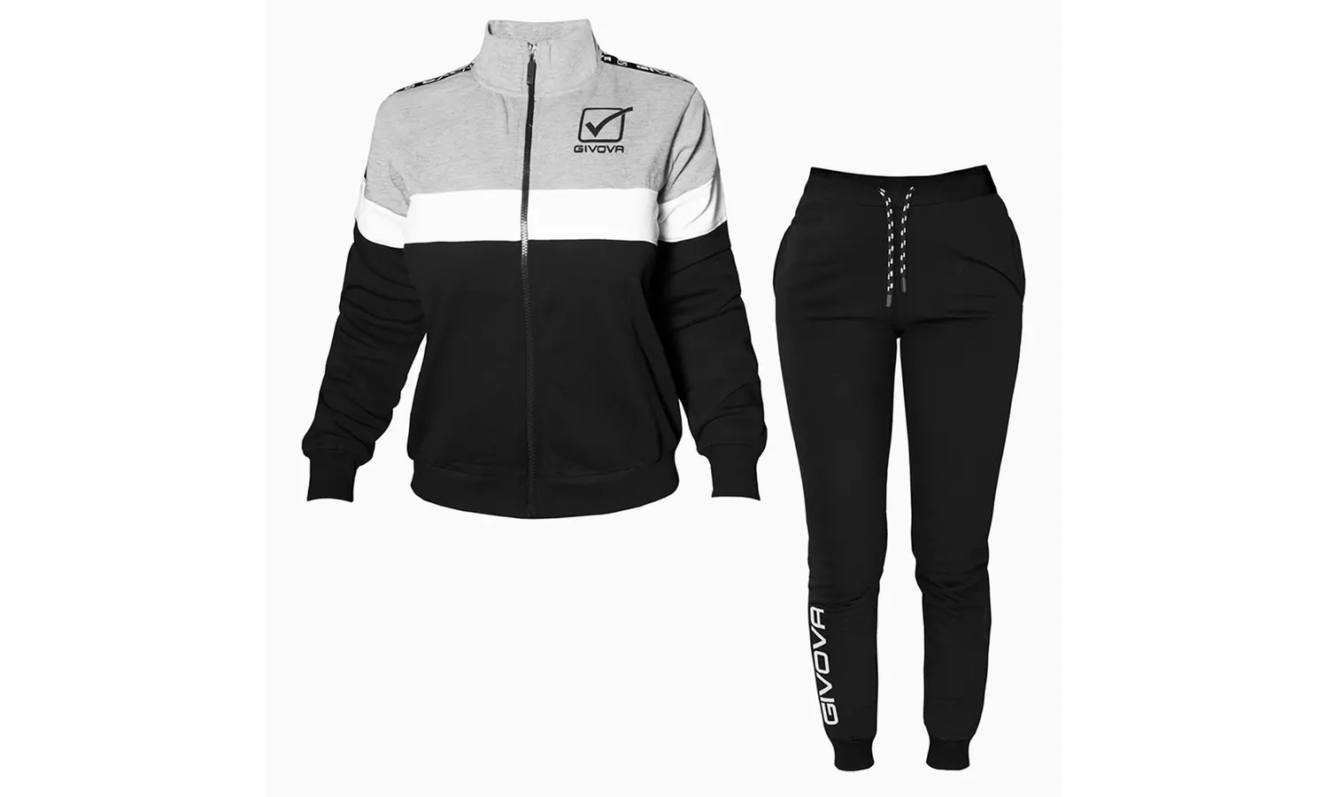 Tuta donna Givova cotone felpato