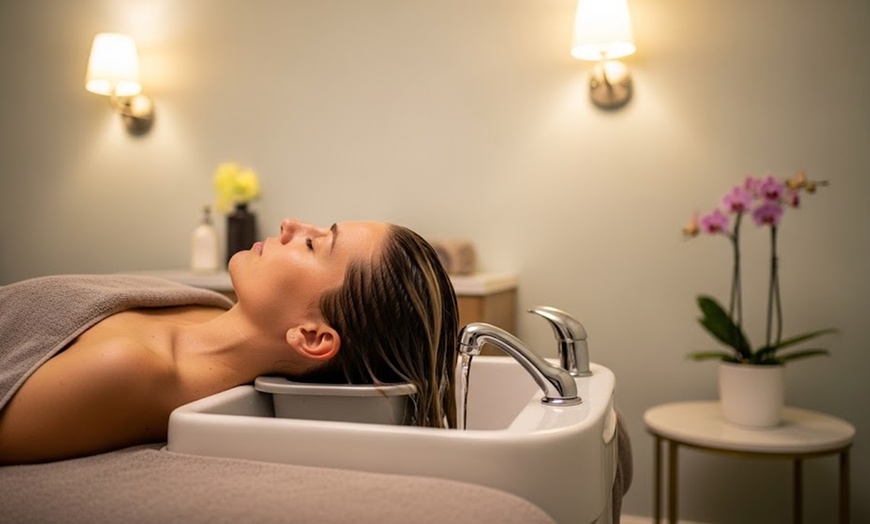 Image 1: Headspa-Entspannungskur inkl. Massage auf Massageliege für 1 Person