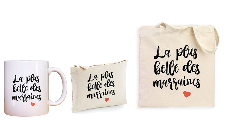 Image 13: Totebag, mug et trousse personnalisé