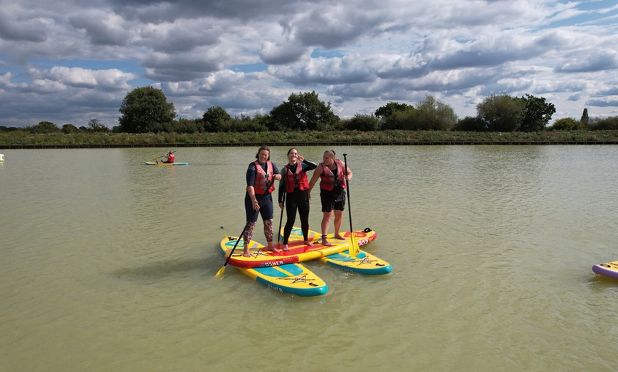 Image 5: Paddleboarding with Board Hire at West Country Water Park