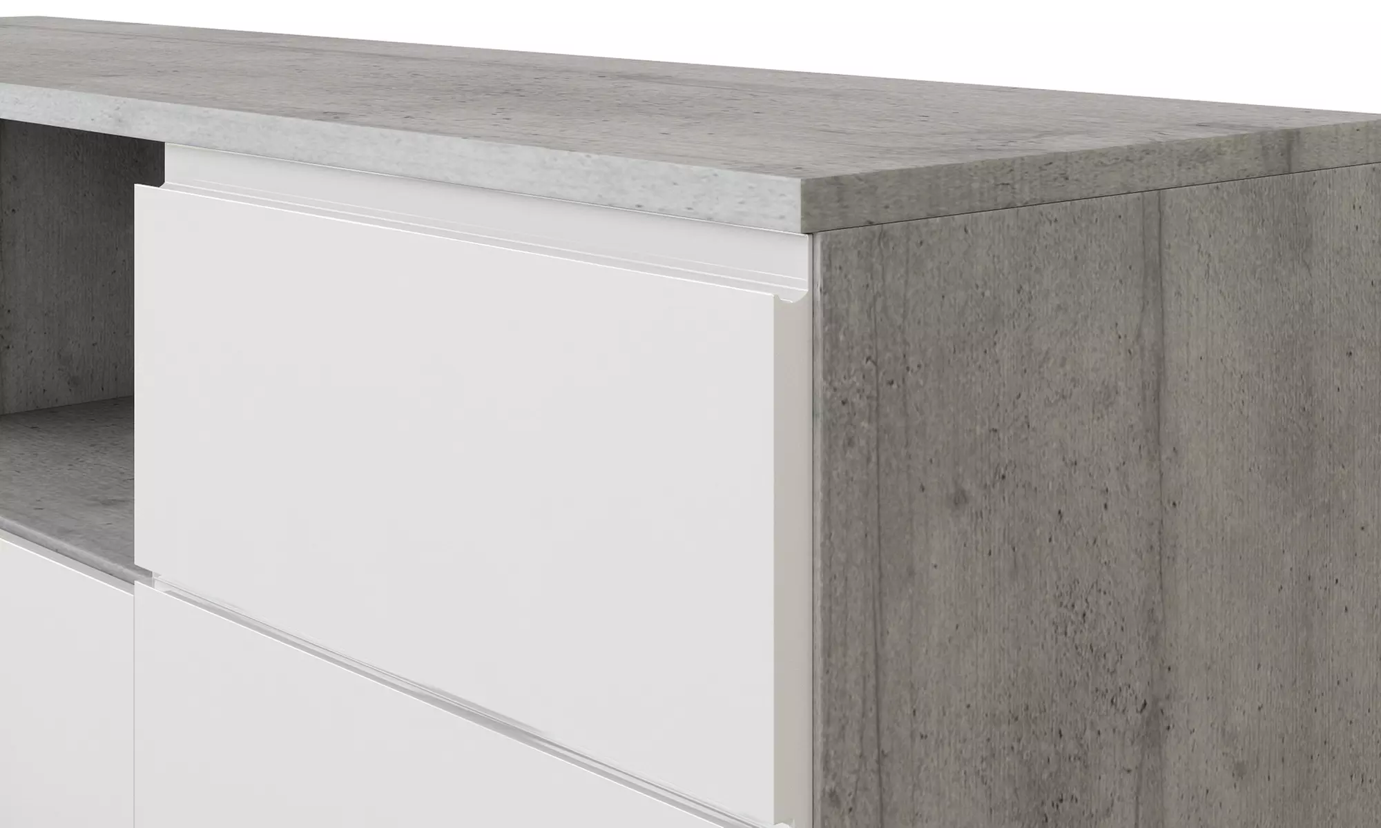 Meuble TV Milan avec rangements 140 cm, livraison offerte - Image 6