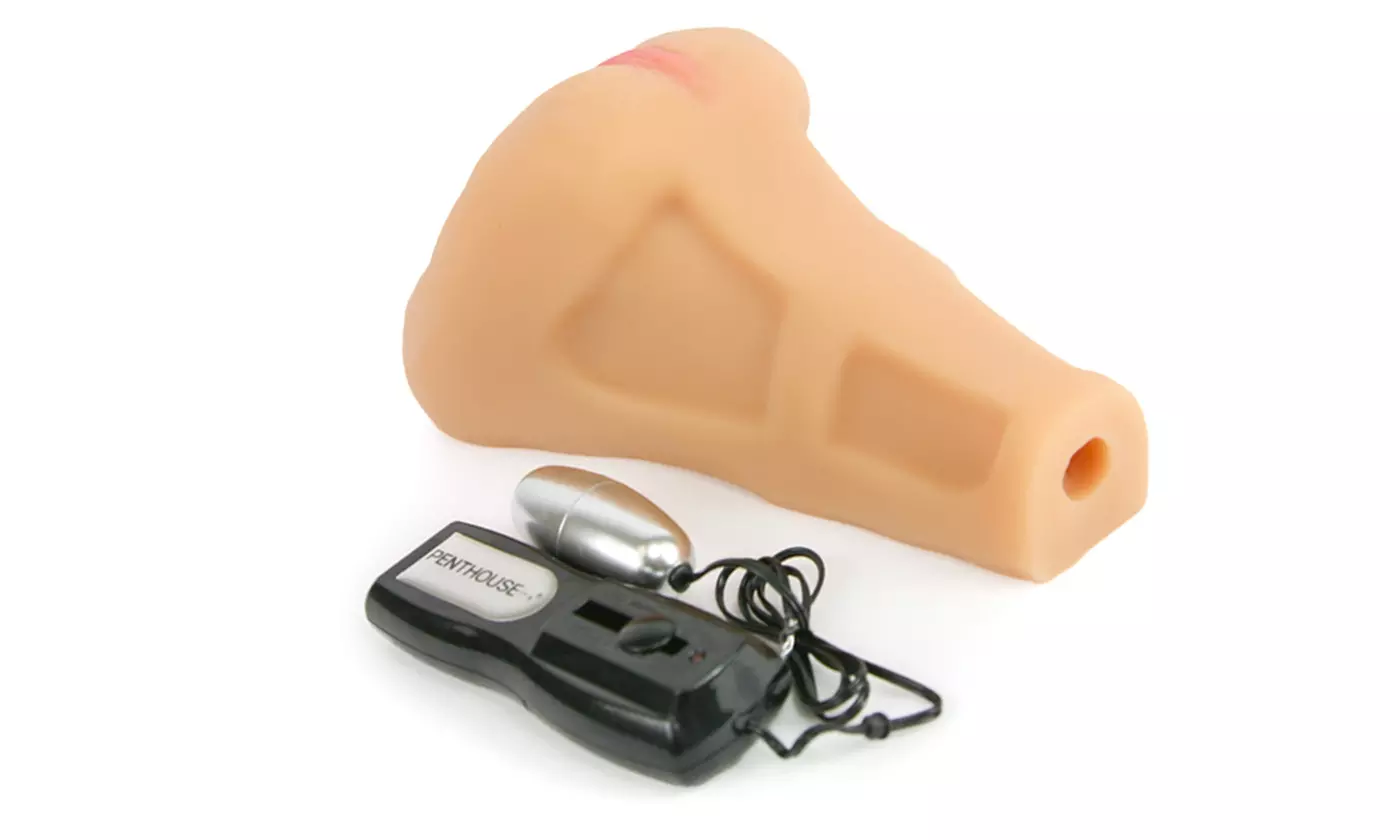 Penthouse Pet Collection Layla Sin Vibrating CyberSkin Pet Vaginal and Anal Stroker - Primary Image