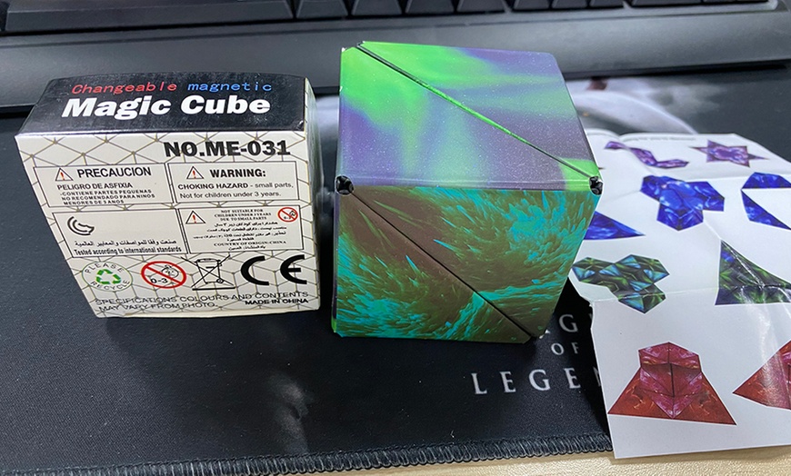 Image 3: 3D Changeable Magnetic Magic Cube