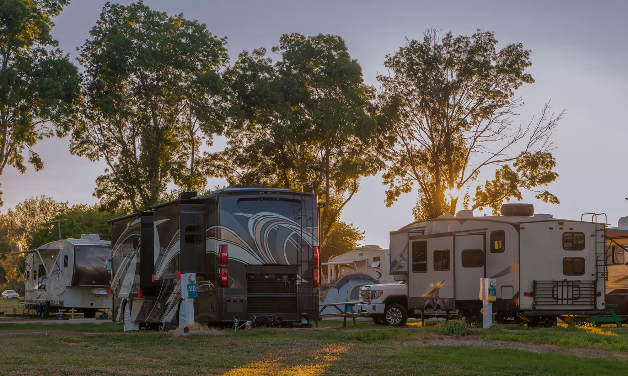 Two- or Three-Day Pass for Full-Service RV Site at Junius Ponds Cabins And Campgrounds (Up to 15% Off) - Primary Image